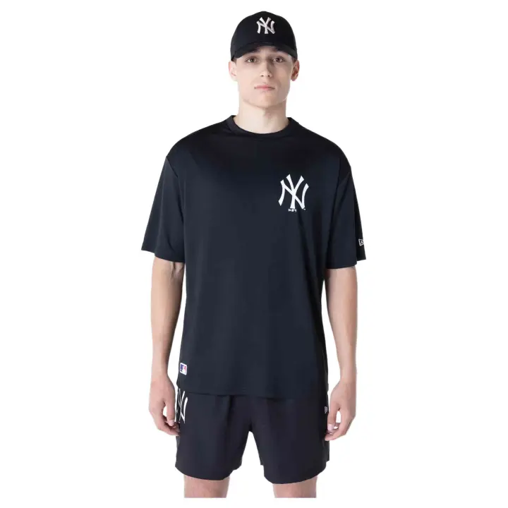 Camiseta de Manga Corta New Era  para hombre en color negro - 1