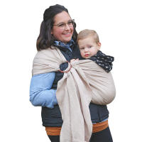 Portabebés con Anillo, portabebés de Algodón, envoltura para recién nacidos, asiento de cadera transpired, cubierta elástica para Lactancia Infantil, viaje al Aire Libre - details 5