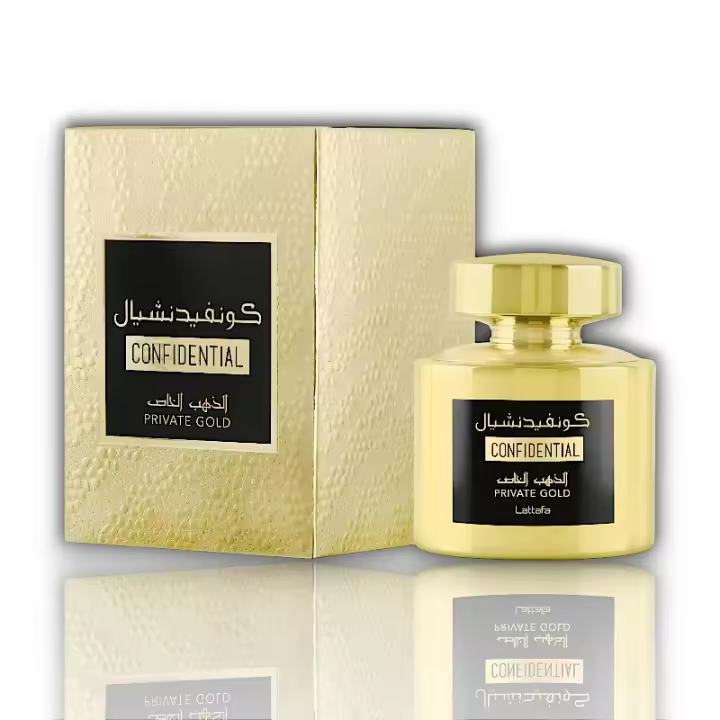 Lattafa Confidential Private Gold 100ml - Perfume para Mujeres. - 1