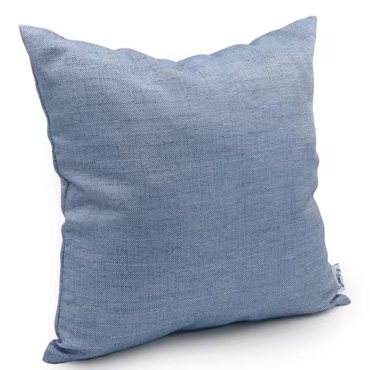 SANSY- Funda de cojín Nomad Ari en color Azul. 50x50. Poliéster. Fabricado en España - 1