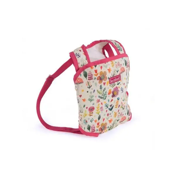 La Nina Mochila Portabebés Valeria para Muñecas 30-55cm - 1