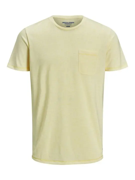 Camiseta JACK & JONES TEE LS 12171674 FLA Amarillo - 1