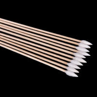 100Pcs Palitos De Tinta Para Cejas Y Uñas Cotonpicks De Madera Con Punta Puntiaguda Para Maquillaje Y Tatuaje Desechables - details 6