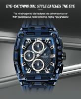 Reloj De Pulsera Deportivo NAVIFORCE NF7105 Para Hombres Con Banda De Silicona Resistente Al Agua Y Luminosidad Fecha Calendario Completo - details 10