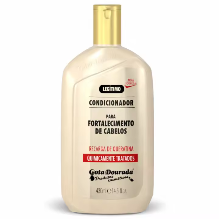 Gota Dourada – Acondicionador Recarga de Queratina para Cabello Tratado Químicamente 430ml - 1