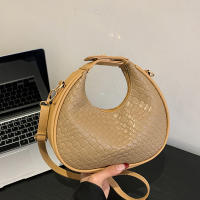 Bolso De Hombro PU Cuero Moda Color Sólido Con Red Trendy Bolso Cruzado Pequeño Para Damas Lujo Diseñador Bolsos De Mano - details 23