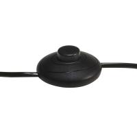 vidaXL Lámpara de suelo con trípode madera maciza mango negro 171 cm - details 7