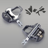 RACEWORK Pedal De Bicicleta De Carretera Ultra-Ligero De Fibra De Carbono Con Bloqueo Automático Y Rodamientos De Aluminio SPD R550 - details 1
