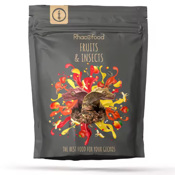Rhacofood Frutas e Insectos - Alimento para Reptiles Frugívoros Frutas e Insectos - 1