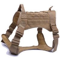 Harnés Táctico Para Perros De Tamaño Pequeño Mediano Grande Con Correa Y Collar De Entrenamiento Militar Para Caminar Y Caza - details 12