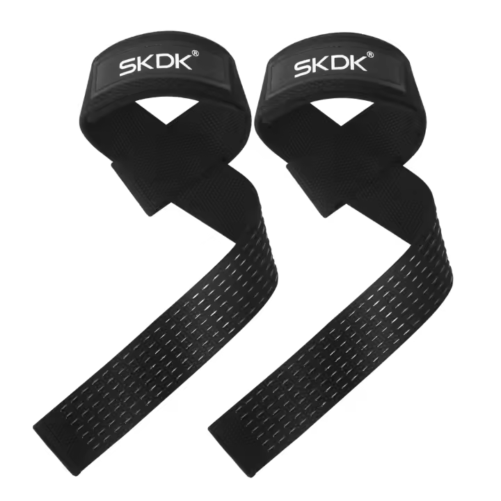 Correas de agarre de silicona antideslizantes (2/4/3 pares) para el aumento de pesas y entrenamiento de Manos, accesorios de fitness para peso muerto. - 1