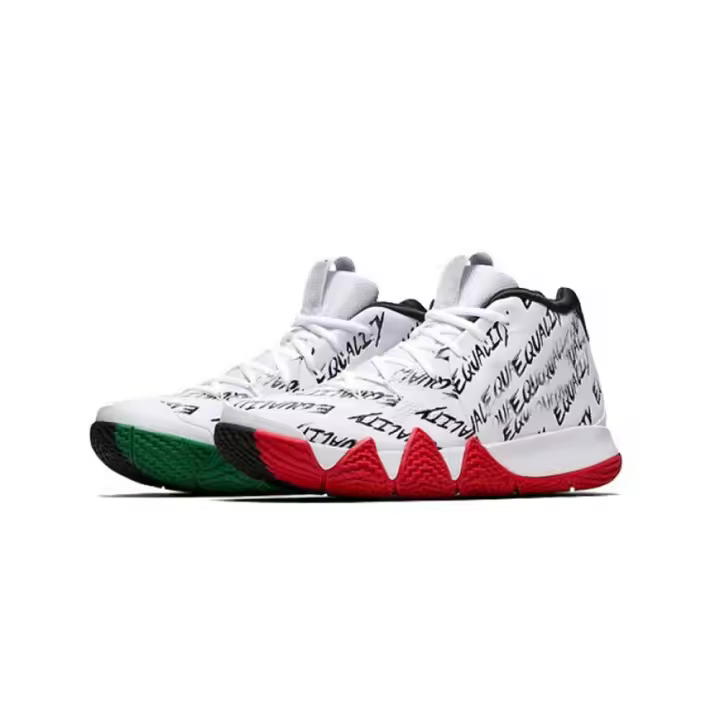Baloncesto blanco transpirable fondo plano caminar casual 4S diseñador hombres deportes mujeres zapatos para correr al aire libre - 1