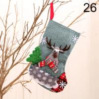 Mini Calcetines De Navidad Con Colgantes De Santa Claus Y Esqueleto De Navidad Calcetines De Regalo Para Árbol De Navidad Decoración De Hogar - details 26