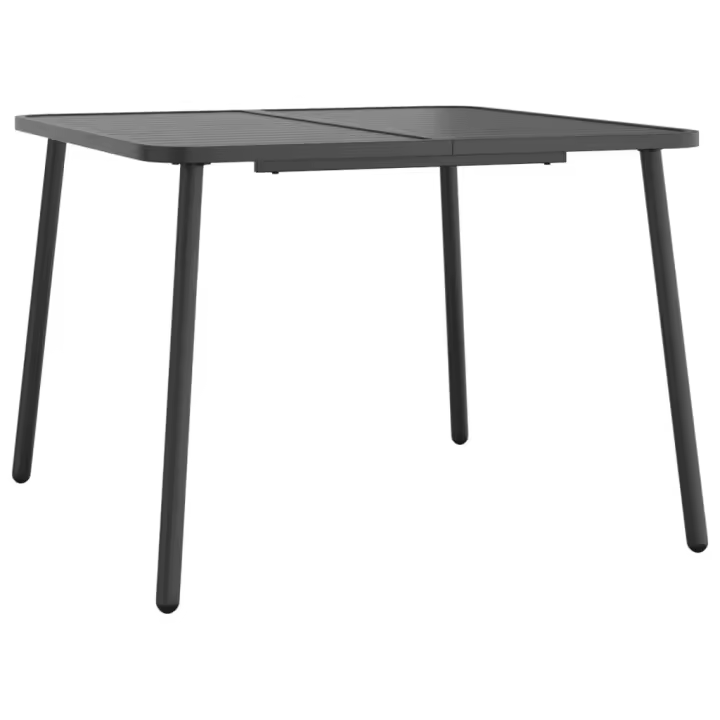 Mesa de Jardín de Maple gris antracita 100x100x71 cm - 1