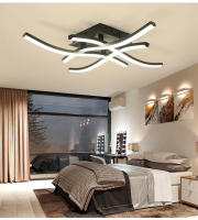 Lámpara De Techo Moderna 28W LED Para Sala De Estar Comedor Dormitorio Y Balcón Diseño Curvo Luz De Panel Para El Hogar - details 7