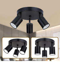 Lámpara De Techo LED Para Dormitorio Pasillo Tienda TOP Candelabro Repuesto Bombilla GU10 Luz De Punto Ajustable Iluminación - details 1
