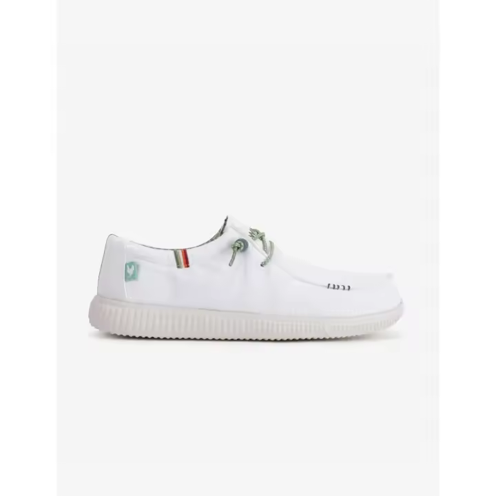 Zapatillas Walkin Pitas Windover Blanco y Verde - Diseño Inspirado en Fuego - 1
