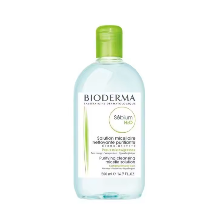 BIODERMA  Agua Micelar Sébium H2O - 500Ml - 1