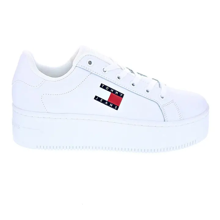 Tommy Hilfiger Mujer Zapatillas modelo Tjw Flatform Blanco - 1