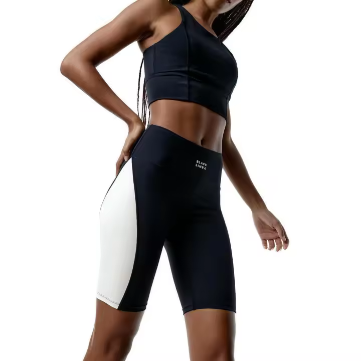 Short deportivo Synergy - Black & Cream Black Limba - 1