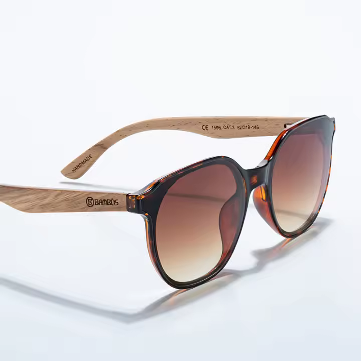 Gafas de sol Madera Sienna BBAMBÙS  GAFAS DE SOL GAFAS DE SOL HOMBRE GAFAS DE SOL MUJER - 1