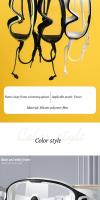 Gafas De Natación Profesionales HD Antiniebla Silicona Marco Grande Con Tapones Para Oídos Para Hombres Y Mujeres Accesorios De Natación - details 7