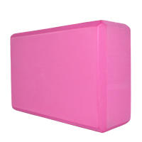 Bloques De Yoga De Alta Densidad En Foam EVA Firmes Bloque De Gimnasia Para Alivio Del Dolor Muscular Y Estrés Color Rosa - details 3