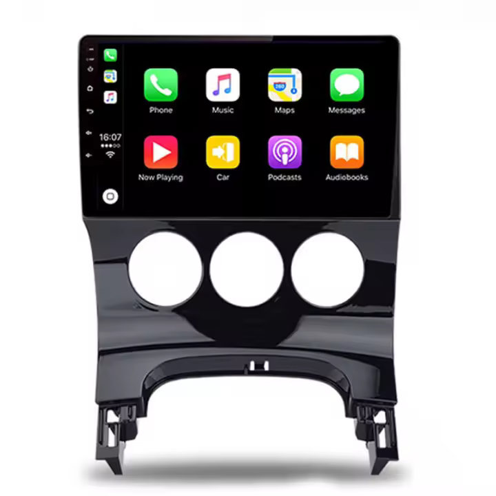 AWESAFE inalámbrico CarPlay Android Auto Radio para Peugeot 3008 2009 2010 2011 2012 2013 2014 2015 coche reproductor multimedia GPS 2 din autoradio volante controles RDS Bluetooth - 1