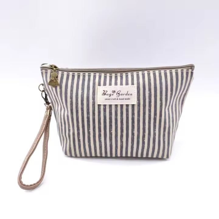 Bagsgarden Neceser pequeño Impermeable Rayas - Bolsa de Viaje de Gran Tamaño para Artículos de Aseo - 1