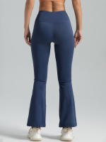 Pantalones De Yoga Para Mujer Cintura Alta Bootcut - Leggings Flared Para Ejercicio Y Ropa Casual - Activewear Cómodo Y Estiloso - details 7