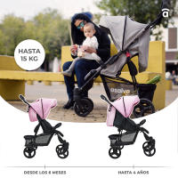 Asalvo Silla de paseo para Bebé Cádiz Candy - Carrito de bebé resistente, con chasis de acero y barra frontal extraíble - details 2