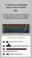 Teclado Mecánico Con Cable K68 Luz Multicolor 10 Tipos Para Juegos Y Oficina Compatible Con Windows Y Apple IOS Sistema - details 4