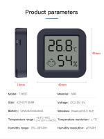 Sensor De Temperatura Y Humedad Bluetooth Mini Tuya Para Control Inteligente Del Hogar Sin Marca Origen China Continente - details 1