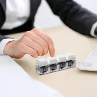 Juguete De Teclado Botón De Estresor DIY Alivio De Estrés Para Fiesta Cadena De Miedos Juguete De Dedo Cubierta De Teclado - details 15