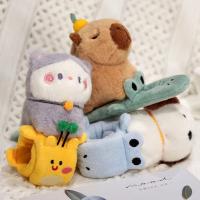 Capybara Slap Snap Wrap Muñequera De Peluche Divertida Para Mano Regalo Creativo Y Divertido Juguete De Perro Gato Kawaii - details 4