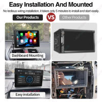 Reproductor Multimedia Para Coche 9 Pulgadas Universal CarPlay Android Auto Con Pantalla IPS Soporte AUX Bluetooth SD Video - details 15