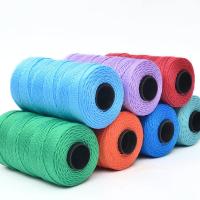 Hilo De Crocheteado De Seda De Hielo Polipropileno Multicolor Para Tejer Gorros Y Bolsos 1.5mm 200m DIY Artesanía - details 3
