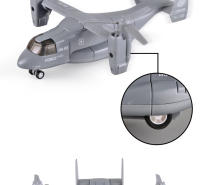 Modelo De Avión De Combate Osprey Transportador De Aleación De Latón Juguete Militar Ornamento Para Coleccionistas Y Niños - details 5
