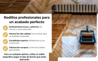LYSSOLEN - Rodillo para Barniz - Rodillo 25 cm con Pelo 4 mm o Pelo de 8 mm - Herramienta Profesional para Acabados Lisos - Alta Durabilidad - Rodillo para Barniz al Agua o para Barniz de Poliuretano de Alta Calida - details 1