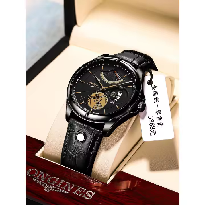 Nuevo reloj de cuarzo para hombre, resistente al agua, con calendario, informal, para negocios. - 1