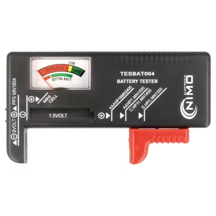 Comprobador de baterías 1.5V y 9V - 1