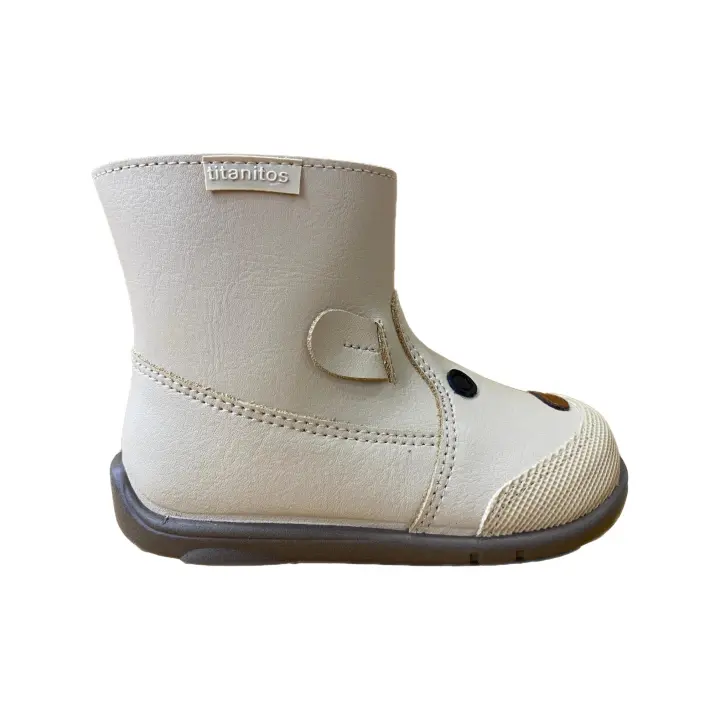 Botas Bebé Niña Titanitos B 500 BORAT Beige - Cómodas y de Alta Calidad - 1