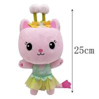 Muñeca De Peluche Gabby Casa De Muñecas Dibujos Animados Gato Sonriente Juguete Para Niñas Regalos De Cumpleaños Animal De Peluche - details 2