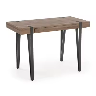 Mesa de oficina Houston 598, Muebles ES, Con cajones, Negro, 110 x 76 x 55cm - 1