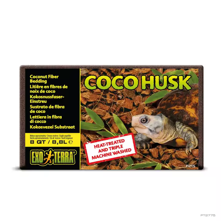 Sustrato de fibra de coco comprimida Exo Terra Coco Husk - 650 g - 1
