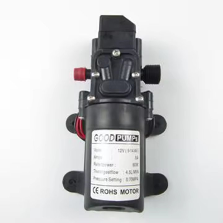 Bomba De Agua De Díafragma Automática Con Interruptor De Flujo 6L/Min Auto Priming Bomba De Alta Presión DC12V 70W 130PSI Para El Mercado De Suministros Electrónicos - 1