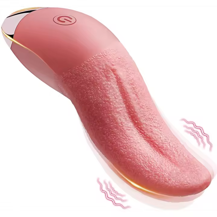 Vibrador Realista Con Lengua Para Estimulación De G-Spot Y Clítoris Juguetes Sexuales Para Adultos USB Control Remoto Silicone - 1