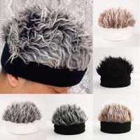 Gorra De Pelo Riso: Gorras Cortas Para Hombres Y Mujeres Estilo Hip Hop Con Espikes Imitación Cabello Vintage Para Otoño E Invierno - details 0