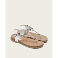 PORRONET 3020-033 Sandalias planas de Mujer 32127 24V ESCAVA TUBULAR PLATA - details 4