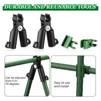 10 PCS Clip Plástico Universal Soporte Para Plantas Conector Fijo De 11 Mm Para Jardinería Y Pergolas Climáticas - details 11